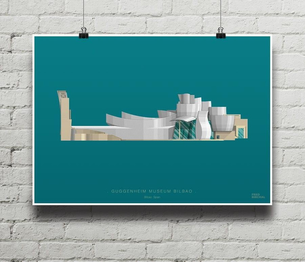 Guggenheim Bilbao PLAKAT