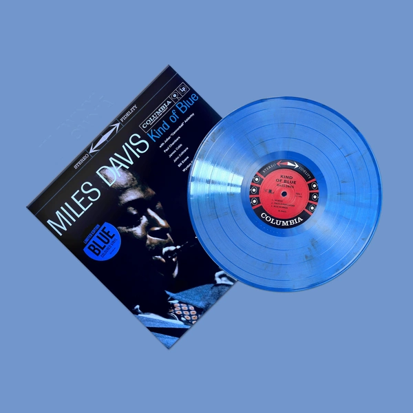 MILES DAVIS Kind Of Blue LP BLUE MARBLED