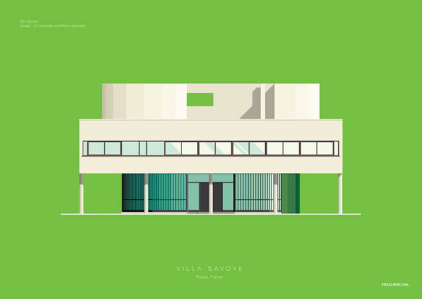 Willa „Savoye” Francja PLAKAT