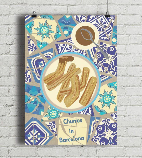 Churros PLAKAT